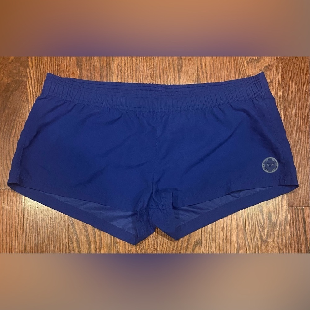 Roxy Shorts Womens Size L Blue Back Pocket Logo